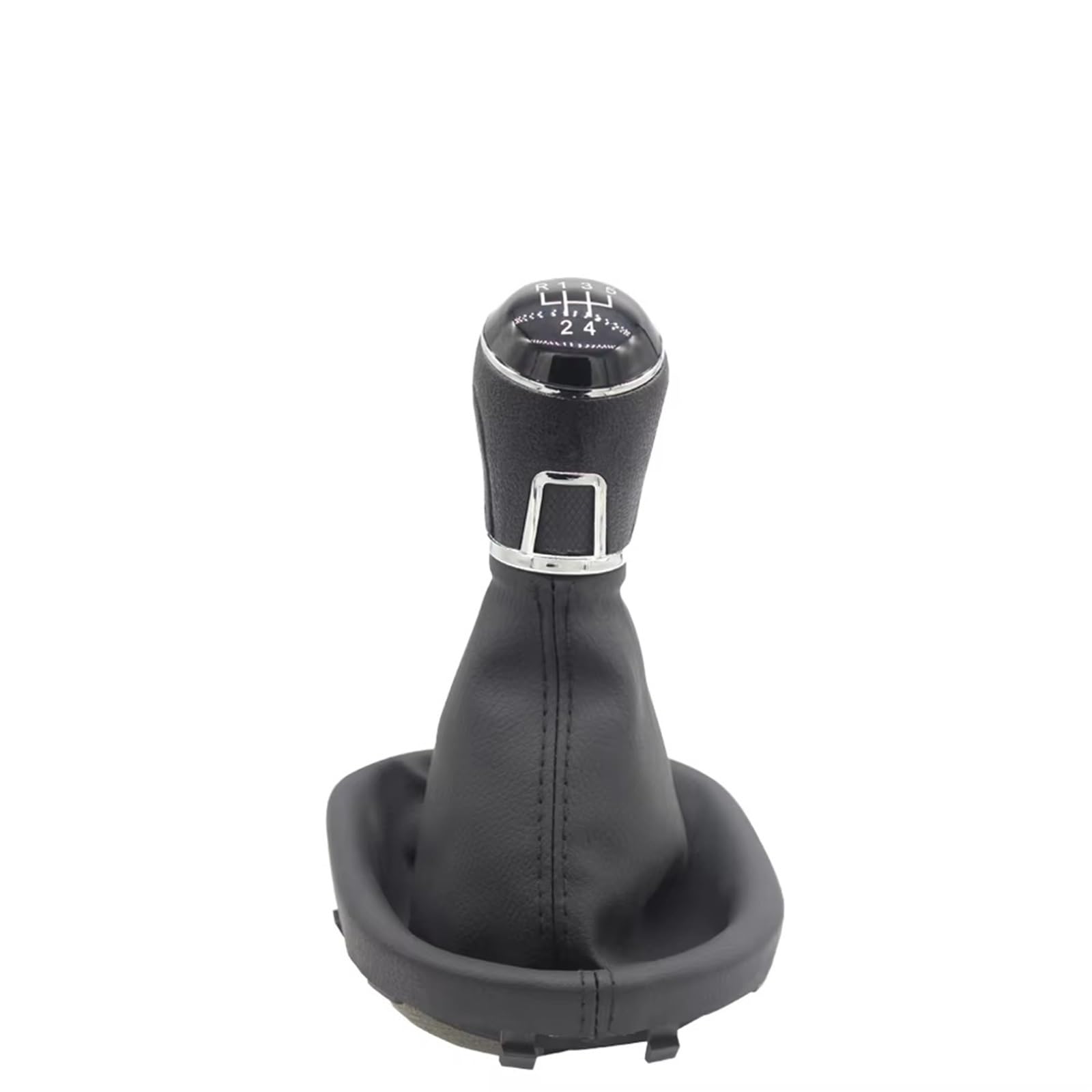CPDDNGZMKK Gear Shift Knob Lever Car Accessories 5/6 Speed Gear Shift Knob Stick Gaiter Boot for Touran 2003-2011 Caddy MK2 2004-2009