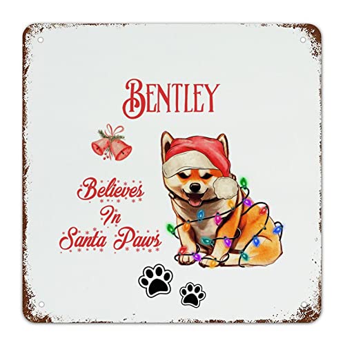Plaque en métal chien Rottweiler : Décoration murale rustique chambre et bureau 38cm