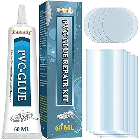 Paddling Pool Repair Kit Waterproof, Salt, Hot Water and UV Resistant Hot Tub Puncture Repair Kit, Inflatable Repair Kit Repairs a Variety of Inflatables Including Hot Tubs, Inflatable Spa Pools Cover