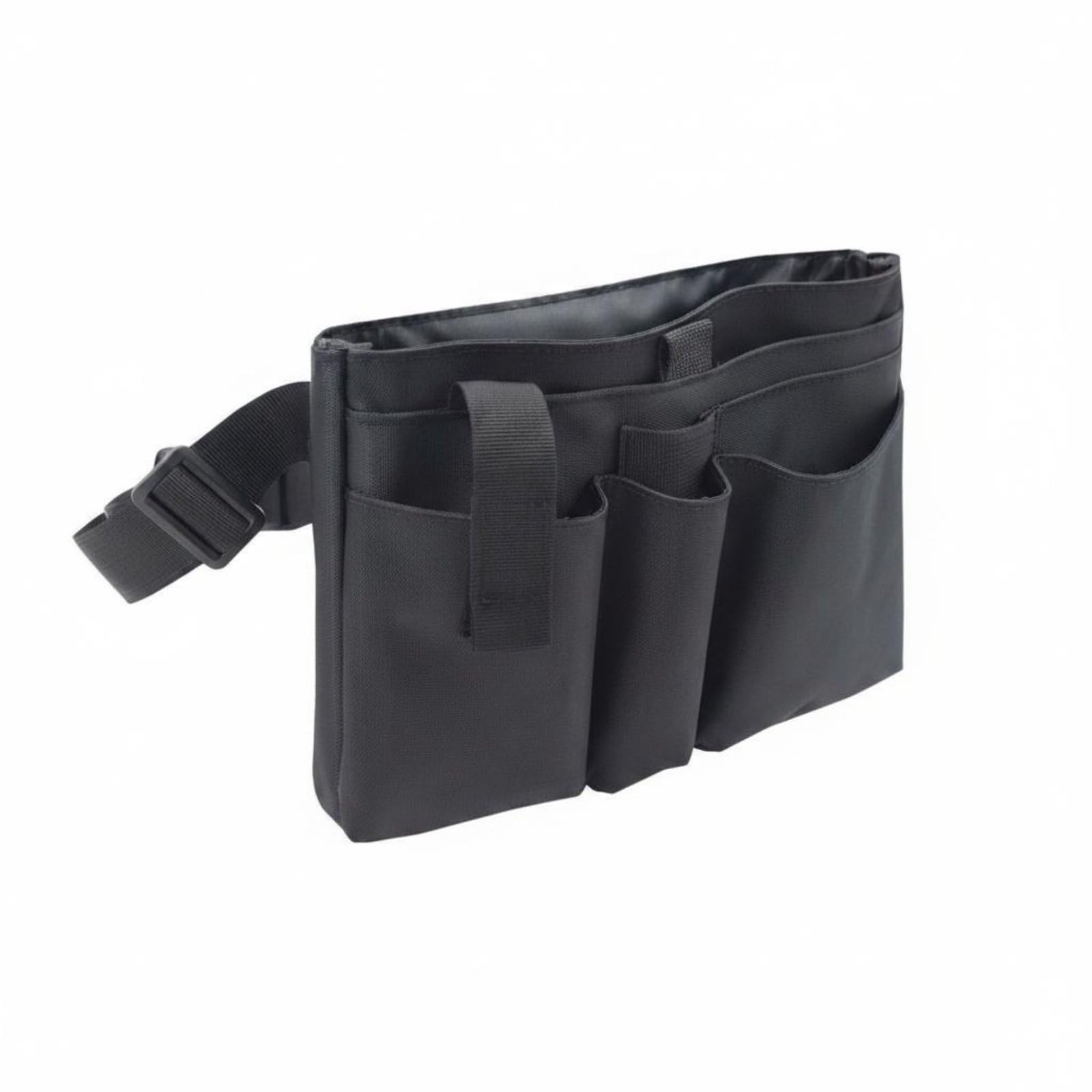 Utility Waist Pouch Custom Logo Nurse Waist Pouch Multiple Pockets Cashier Apron Bag for Hairstylists, Cashiers, Salon, Restaurant, Hospital, Black-image-29