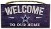 NFL Dallas Cowboys 12" x 6" Distressed Welcome to Our Home Wood Sign
