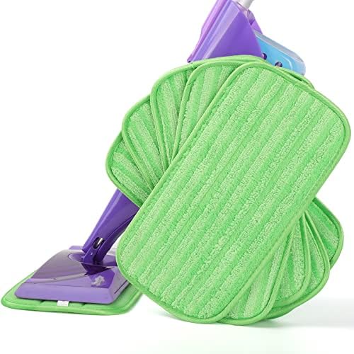5 Pack Reusable Mop Pads Refill Washable Heavy Duty