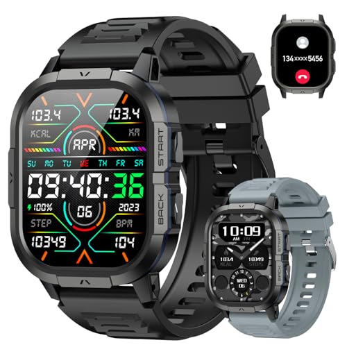 Smart Watch for Men Fitness Tracker: Military Waterproof Make Answer