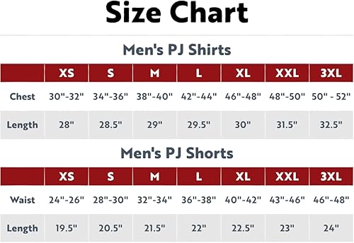 Miniatura 7 de Lazy One Conjunto de pantalones cortos para dormir para hombre, camisa y pantalón corto a juego para hombres, pantalones cortos de pijama de algodón