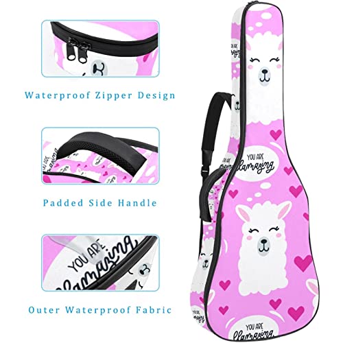 Hondank Housse de protection épaisse en éponge imperméable pour guitare acoustique, électrique, basse, guitare classique… - Les Beatles, Paul McCartney, John Lennon, RIngo Starr, George Harrison Hondank Housse de protection épaisse en éponge imperméable pour guitare acoustique, électrique, basse, guitare classique… – Image 5
