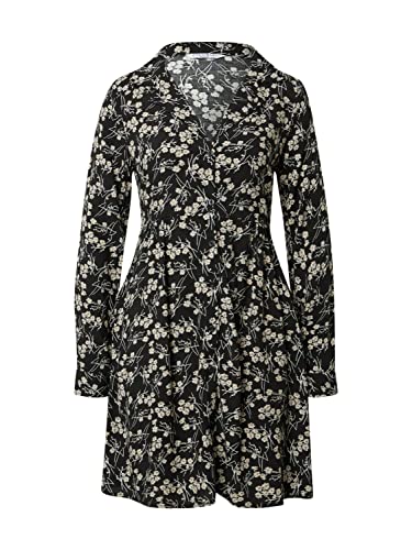 Zabaione Damen Blusenkleid Zella schwarz/beige XL