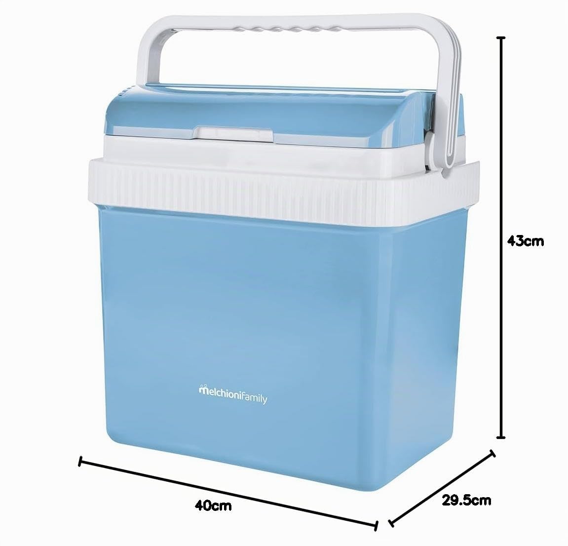Melchioni Conservo 24 Frigo mantenitore elettrico portatile caldo freddo 12/220V 21L Blu Per bevande viaggi ecc