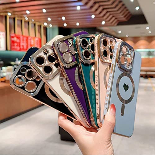 Coque iPhone 14 Plus design coeur chic idéal pour vos soirées et le bureau - 7