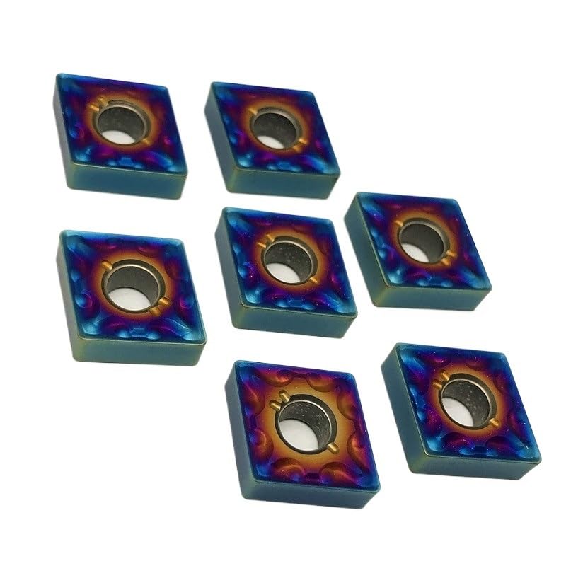 10 pcs Insertos de Carburo CNMG120404 y CNMG120408 para Torno miniatura 1