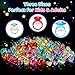 100pcs 3-Size Gem Diamond Rings Toys for kids&Unisex Adult,Bulk Plastic Ring Princess Party Favors Dress Up Jewel Ring,Goodie Bag Stuffers Fillers Carnival Prizes, Little Girl Christmas Birthday Gift
