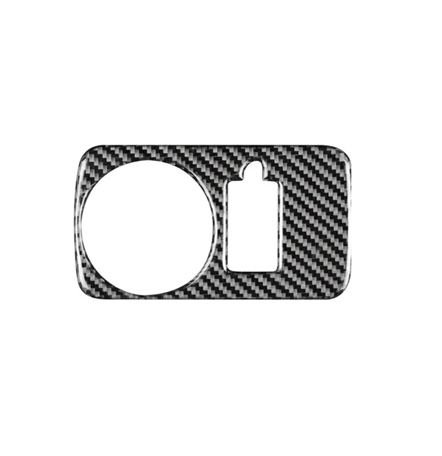 Car Interior Moulding Trim for Mustang 2005-2009 Accessories Interior Trim Car Gear Shift Panel Cover Real Soft Carbon Fiber Sticker Interior Accessories(Headlight Switch)