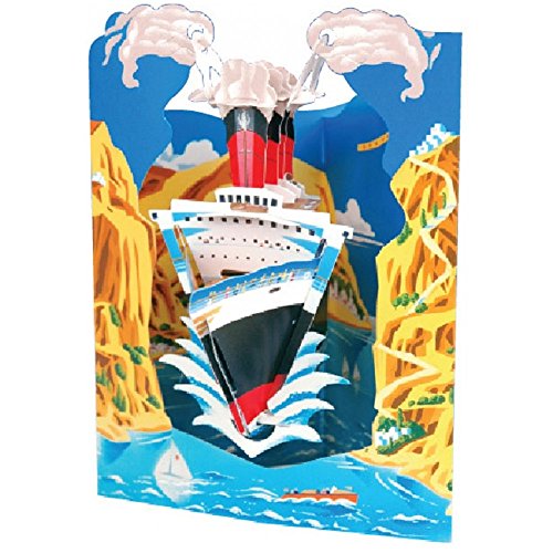 Santoro 3D Swing card - Steam Liner