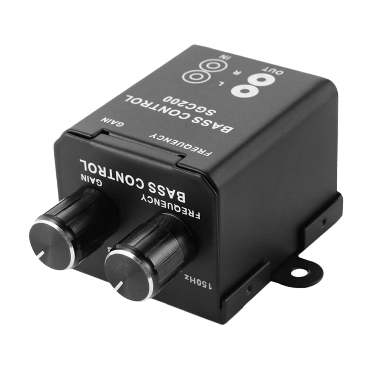 ABOOFAN 1Pc Car Audio Remote Level Control Knob Durable Gain Level for Amplifiers Easy Installation with Connectors Elegant Casing for Optimal Sound Transmission