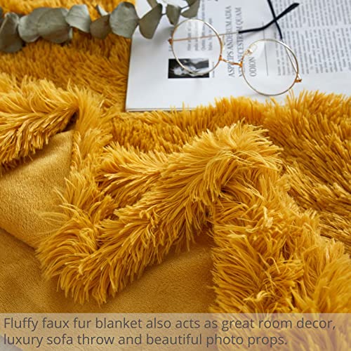 JOSATINA HOME Fluffy Dog Blanket 30x40 Inches, Soft and Washable Faux Fur Fuzzy Pet Blankets for Dogs & Cats, Reversible… - Image 6
