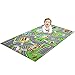 Booooom Jackson Car Rug City Life Great for Kids Toy Cars, Play Learn and Have Fun Safely - Kids Rug Baby Children Educational Road Traffic Play Mat for Bedroom Play Room Game Safe Area(39.37X79 Inch)