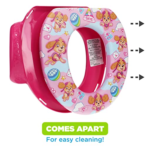 Nickelodeon Paw Patrol "Just Skye" Soft Potty Seat And Potty Training Seat - Soft Cushion, Baby Potty Training, Safe, Easy To Clean #TOP2