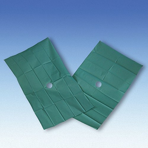 Lingettes de masquage ratiomed 45x75 cm stériles avec trou pour le soin chirurgical