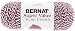 Bernat Super Value Team Colors Yarn, 5 Ounce, Red/Navy/White, Single Ball