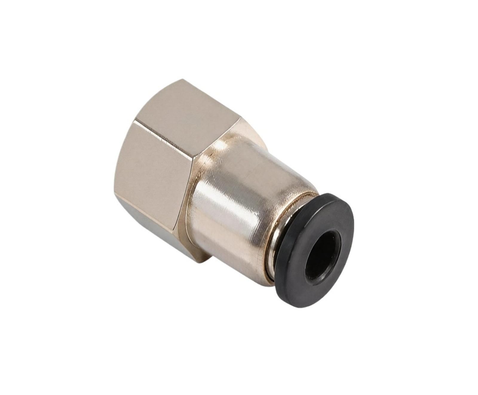 Racor de aire de empuje directo antiescapes con rosca de 1/4 y unión para tubo de 8mm