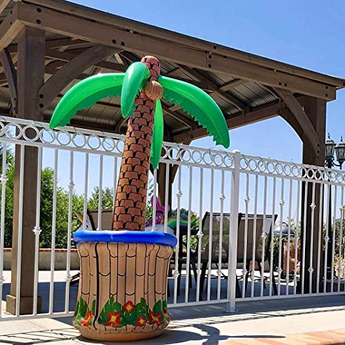 GIFTEXPRESS 72' Inflatable Palm Tree Cooler, Tropical Hawaiian Theme Party D&eacute;cor, Perfect for Pool...