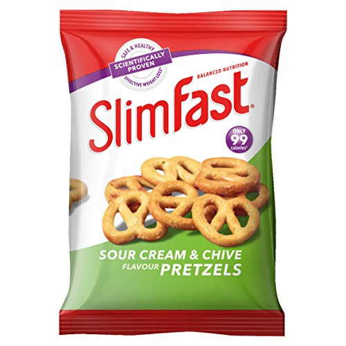 Slimfast - Sour Cream Pretzel Snack Bag - 23g - Pack of 12