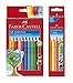 Produktbild Faber-Castell Bundle 110912 Buntstift Jumbo GRIP 12er Kartonetui; inklusive Spitzer 110994 - Buntstifte Jumbo Grip Neon, 5-er Etui (Bundle neon + 12er bunt, 1)