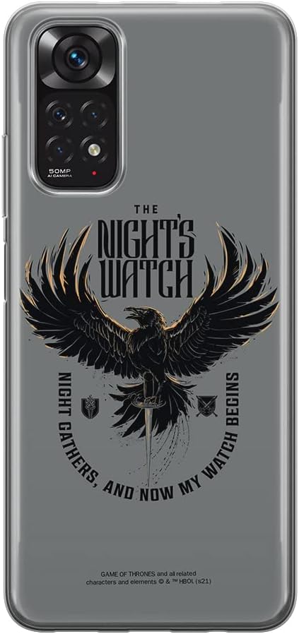 ERT GROUP Mobile Phone Case for Xiaomi Redmi Note 11S 4G / Redmi Note 11 4G Original and Officially Licensed Game of Thrones Pattern 007 Perfectly Adapted to The Shape of The Mobile Phone, TPU Case