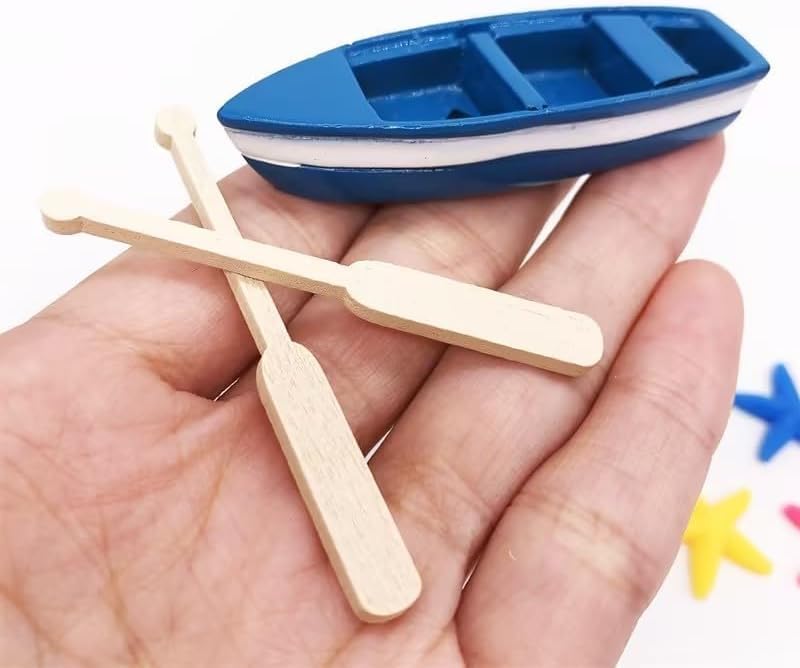 Mini Tiny Wooden Boat - Image 3