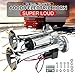 12V Car Air Horn, 600DB Super Loud Truck Train Air Horn Kit for Truck Car, Airhorns horn loud with Compressor, Motorcycle Train Horn for Any 12V Vehicles SUV Motorcycle Trucks Boats Trains Speaker