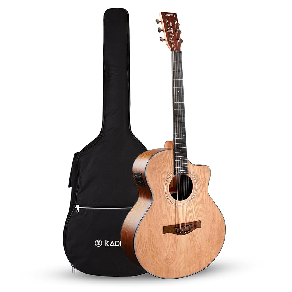 Kadence Acoustica Semi Acoustic Guitar with EQ & Bag – ₹8,699
