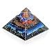 New Energy Generator Orgone Pyramid | Lapis Lazuli | Red Jasper | Shungite | Black Tourmaline Orgone Pyramid for EMF Protection - Orgonite Reiki Healing Pyramid