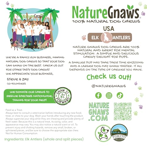 Nature-Gnaws-USA-Elk-Antlers-for-Dogs-5-8-3-Count-Mix-of-Split-and-Whole-Pieces-Long-Lasting-for-Aggressive-Chewers-Natural-Dog-Chew-Bones