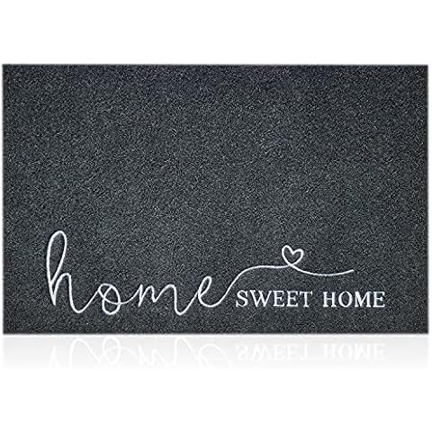 Outdoor Door Mat with Durable Non Slip Rubber Backing Indoor Welcome Home Mats for Front Door Ultra Absorb Mud Easy Clean Entryway Doormat for Porch,Patio Cover