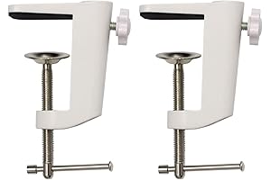 Replacement C Clamp for Desk, OPT7 2PACK 1/2 Enlarge Hole C Clamp...