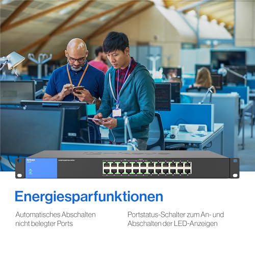 Linksys LGS124P-EU 24-Port Unmanaged Switch