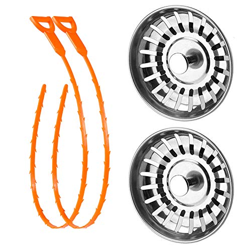 Filtro de Fregadero, 78mm 4 PCs Fregadero de Cocina Filtro de Drenaje...