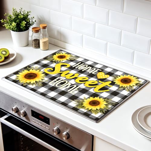 Image of Sunflower Stove Top Covers for Electric Stove, 28.4x20.5 in.
