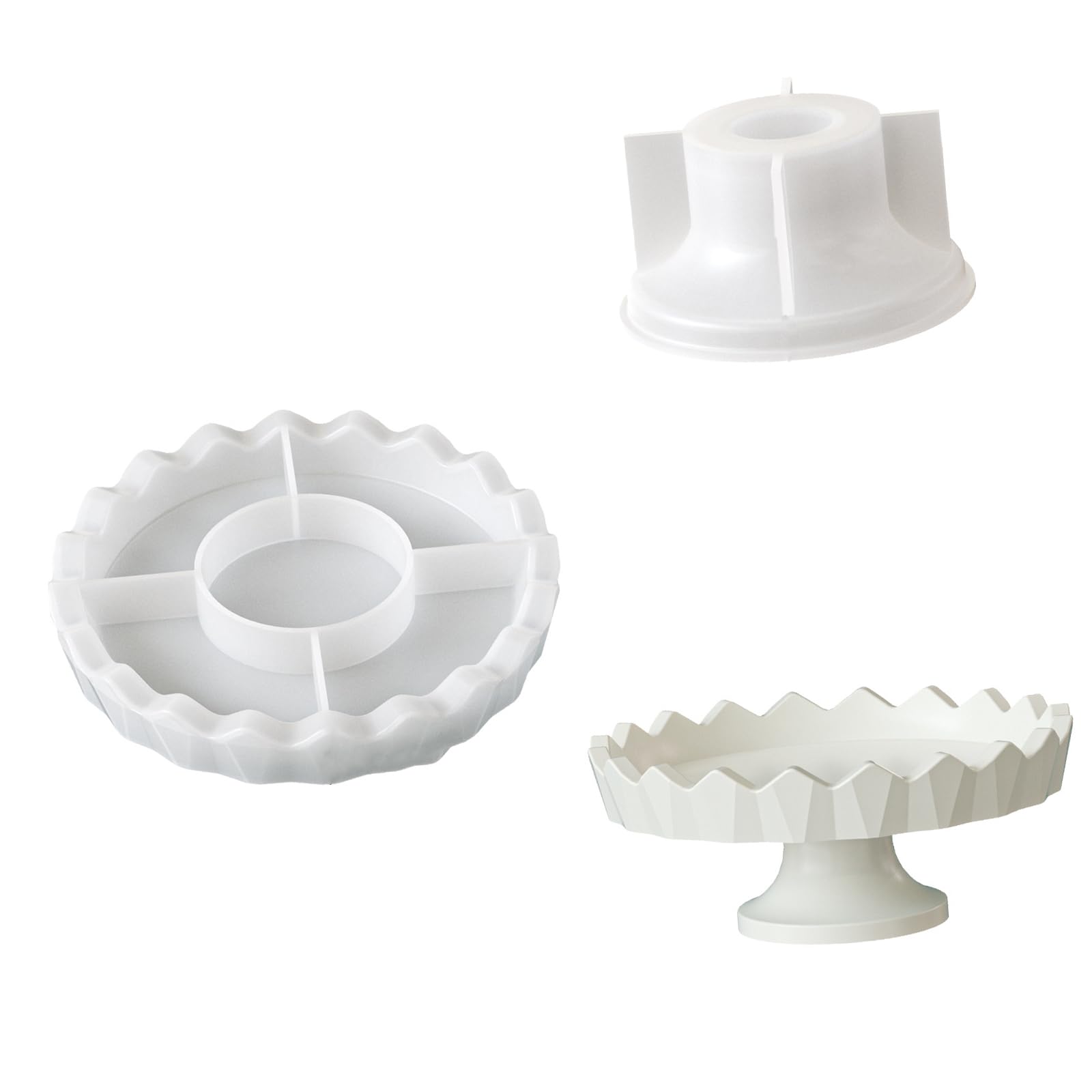 Stylish Embossed Silicone Serving Tray Food Safe for Home Decor Silicone Embossed