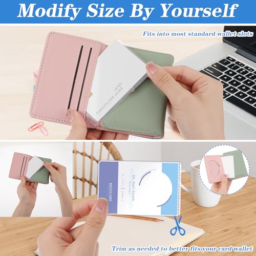 20 Pack New Medicare Card Protector, Social Security Card Protector Sleeve Waterproof Clear PVC Cards Sleeves Plastic Card Holder for Wallet Business/ID/Debit/Credit Cards Covers4