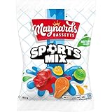 Maynards Bassetts Sports Mixture Sweets Bag, Assorted Fruity Jelly Sweets, 165 g (Pack of 1)