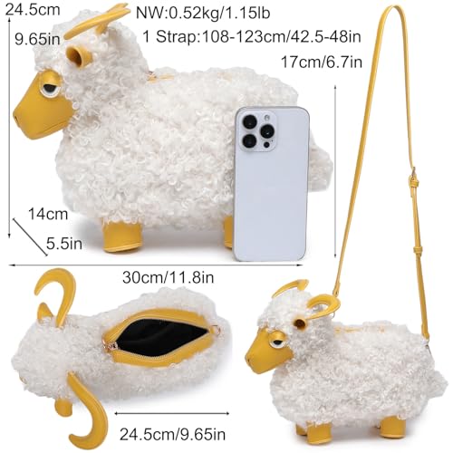 Image of Novelty Animal Shape Handbag Shoulder Purse Crossbody Bag