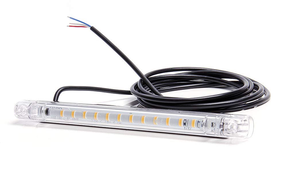 LED luce di marcia diurna 12 LED 12V-24V (704)