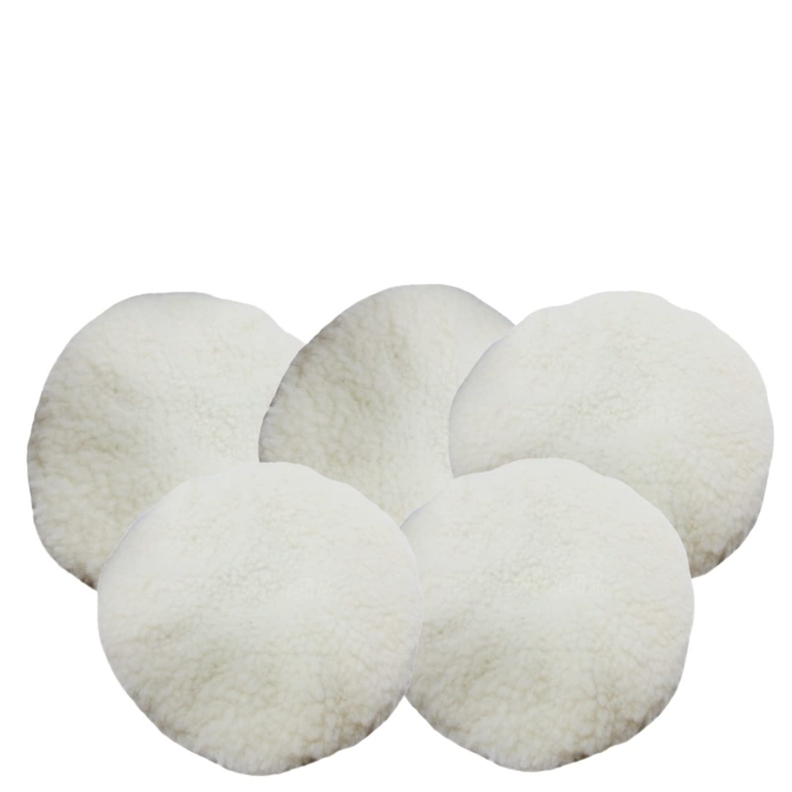 Nouveau 5 pièces 5 6 Pouces Laine Douce Polissage Tampon Manchon Kit pour Voiture polisseuse Outil de Nettoyage Accessoires