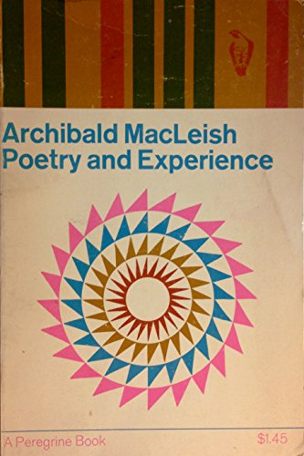 Poetry and Experience B0007DPQMW Book Cover