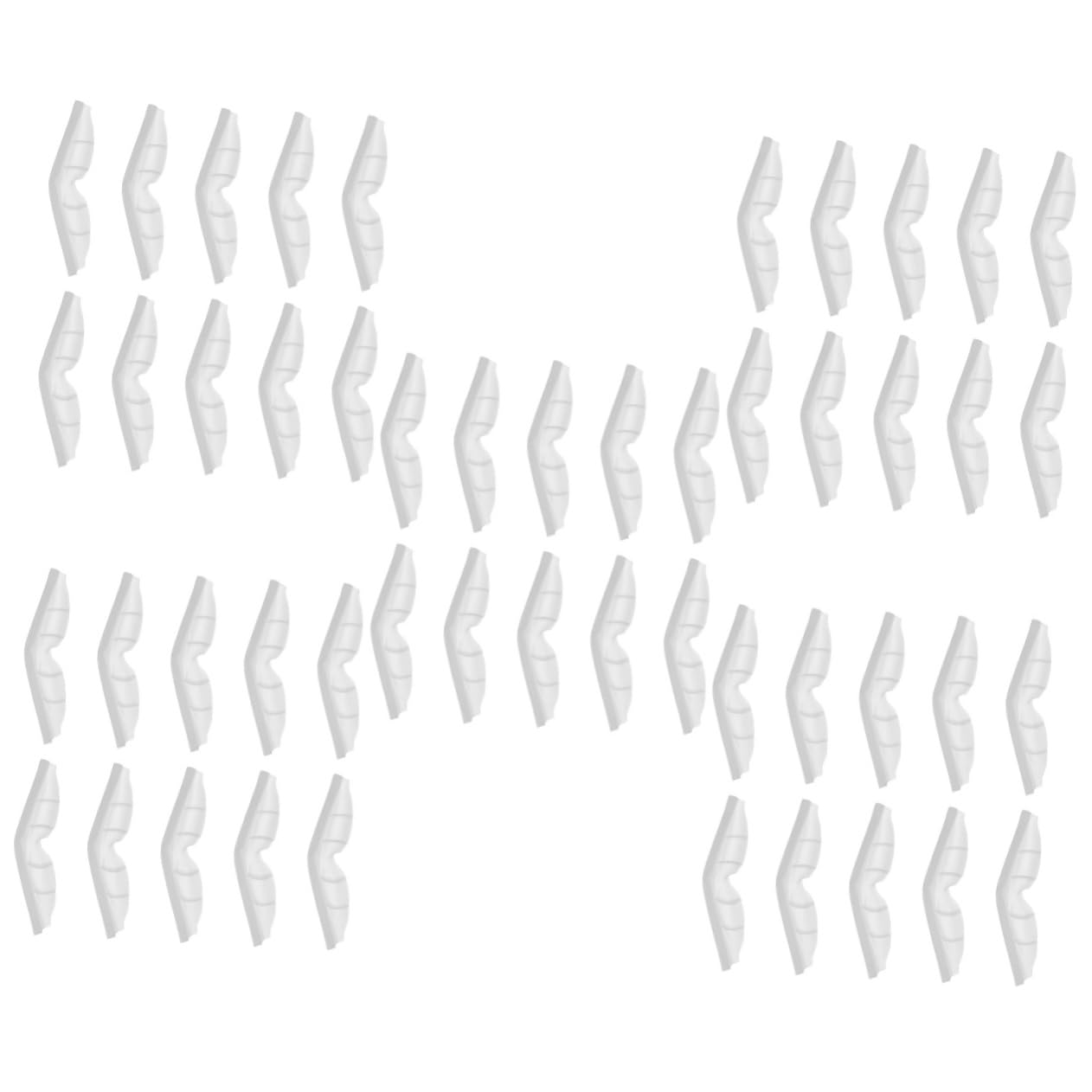 NUOBESTY 100pièces Coussins De Silicone pour Nez De Anti-buée pour Masques Et Lunettes Prévention Buée Et Claire Conditions Froides