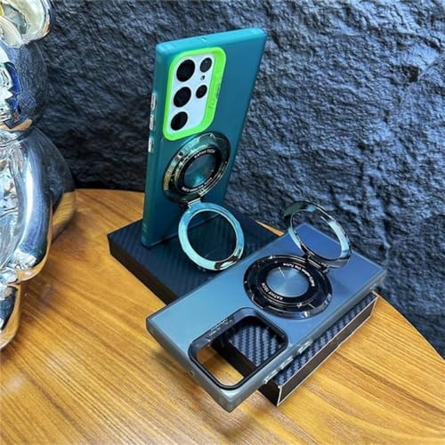 Étui magnétique pour Samsung S22 vert mat antichoc - 6