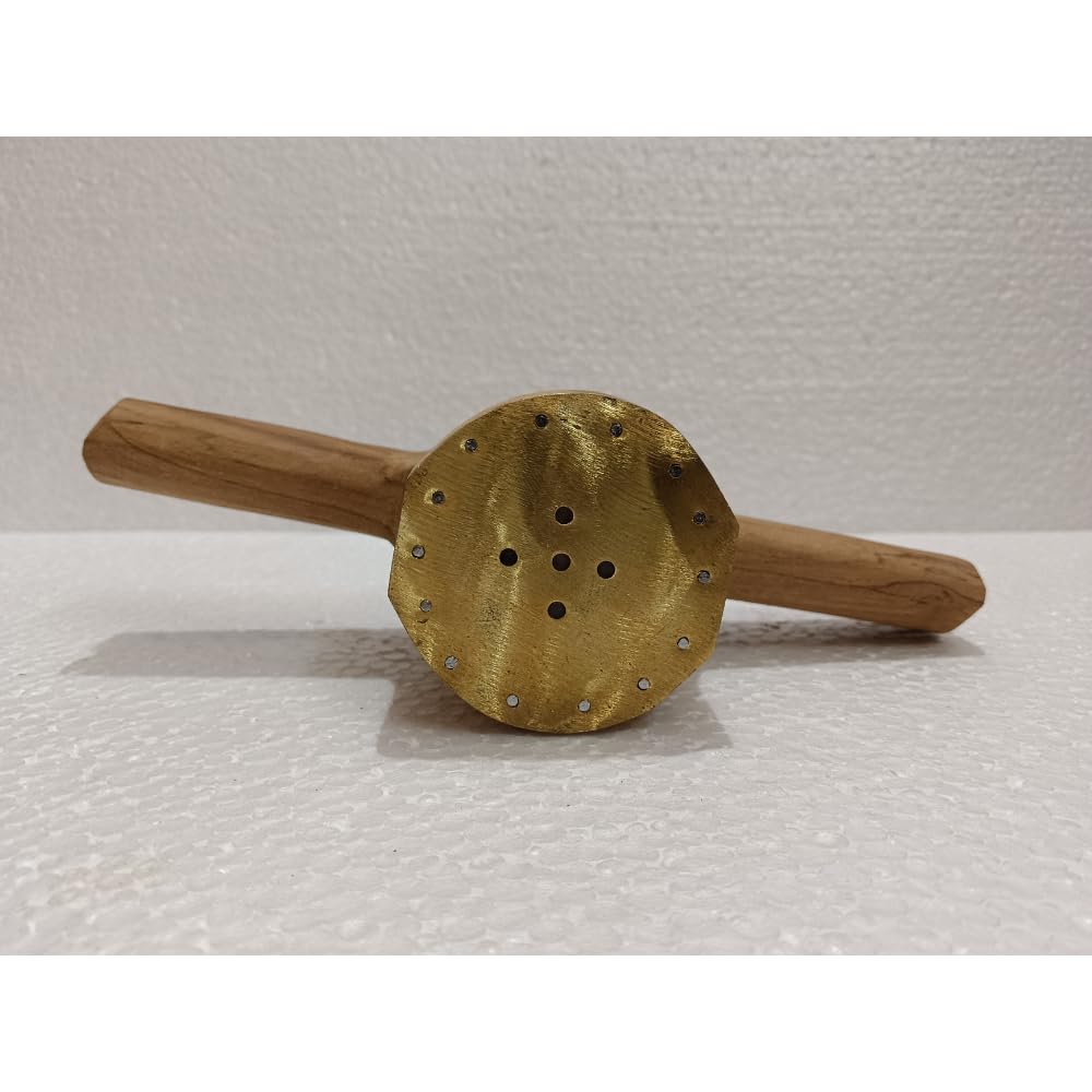 Matbakh Karaikudi Teakwood Murukku Kattai|Thenkuzhal Maker Brass Bottom|Chakali|Gathiya |Farsan|ThengulalBhujiya Maker|-picture-26