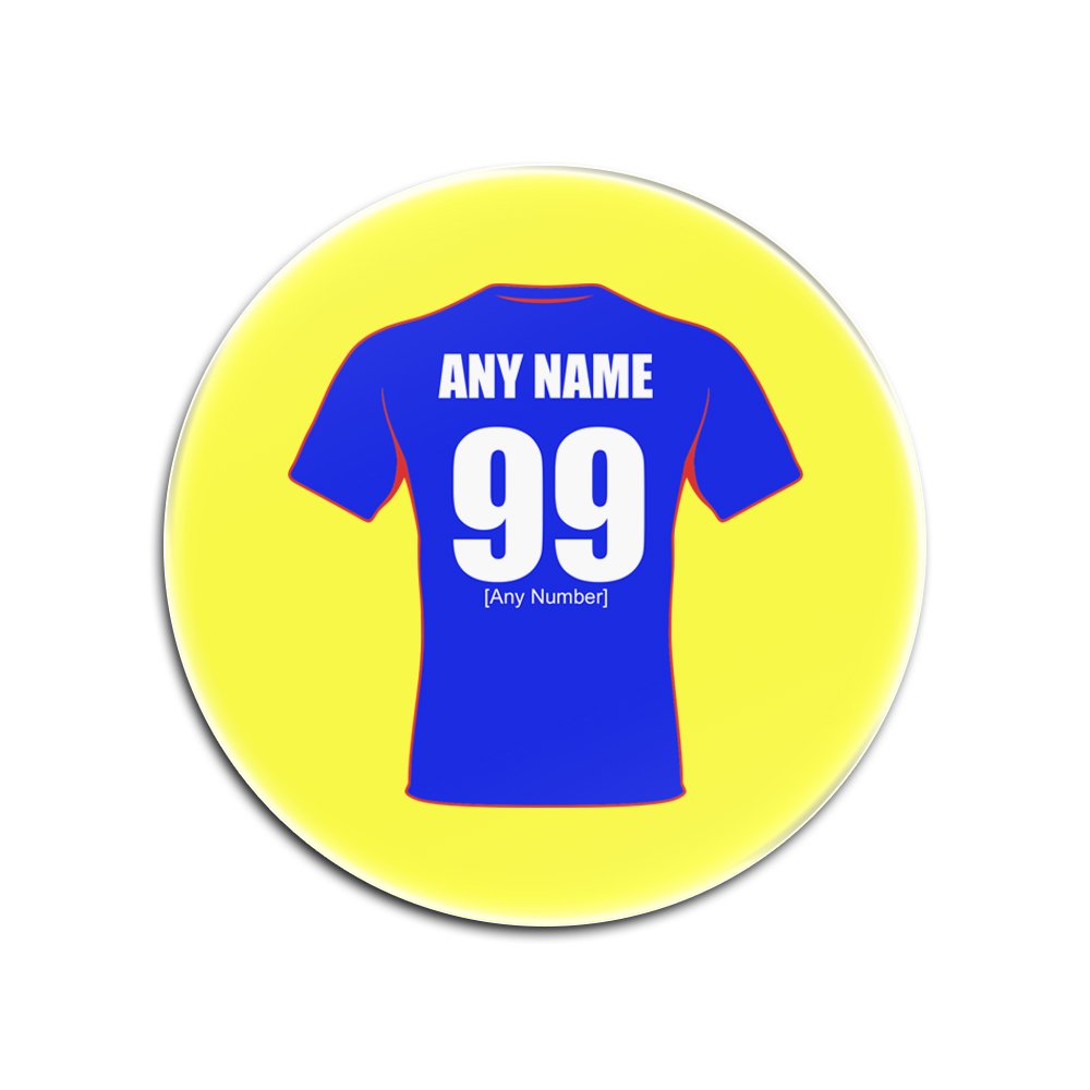Dessous de verre rugby Wakey Dreadnoughts 1873 en bois dur brillant rigide jaune de haute qualité
