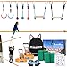 BRAVEWAY スラックライン セット すらっくらいん ギボン 遊具 スポーツ練習 フィットネス バランス 体幹 トレーニング アウトドア 子供 家庭用 12 m
