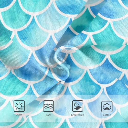 Blue Turquoise Mermaid Scales Toddler Girls's Underwear 2T 202c18983